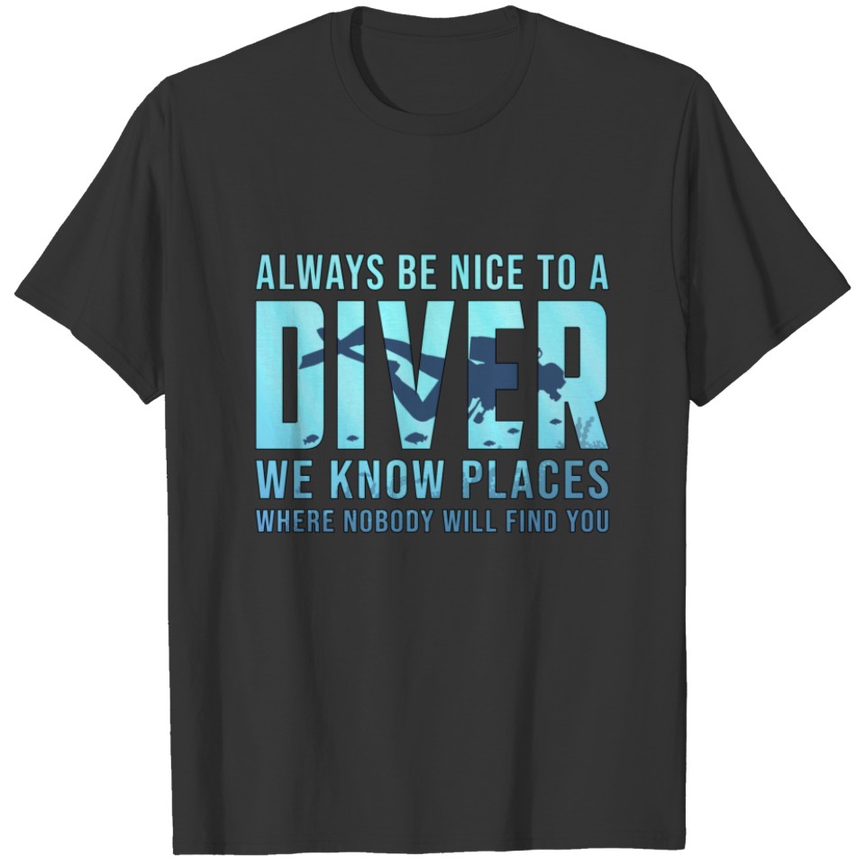 Diving Scuba Diving Diver Dive Funny Sea Gift Idea Sweat T-shirt