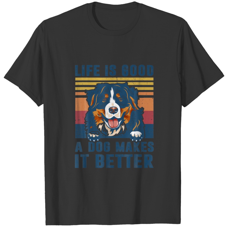 Bernese Mountain Dog Gifts Funny Dog Dad Mom Men W T-shirt