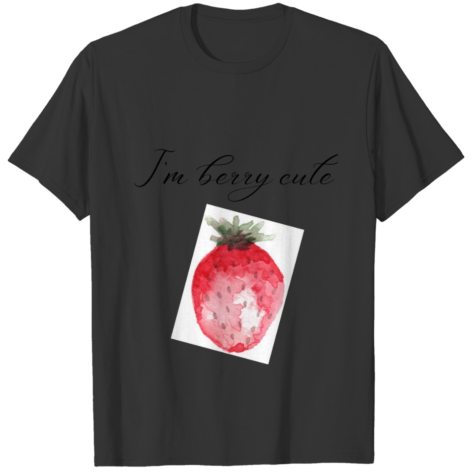 Berry Cute Watercolor Baby T-shirt
