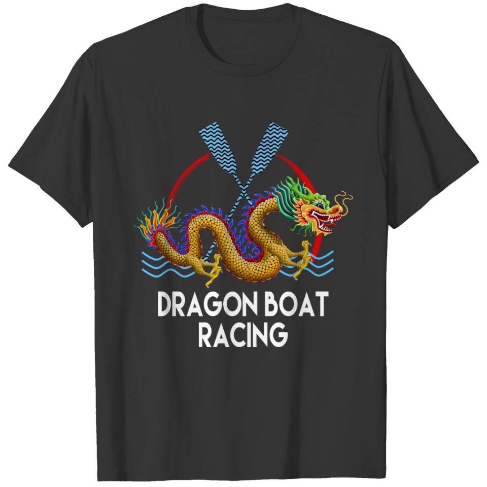 Gold Dragon Boat Racing T-shirt