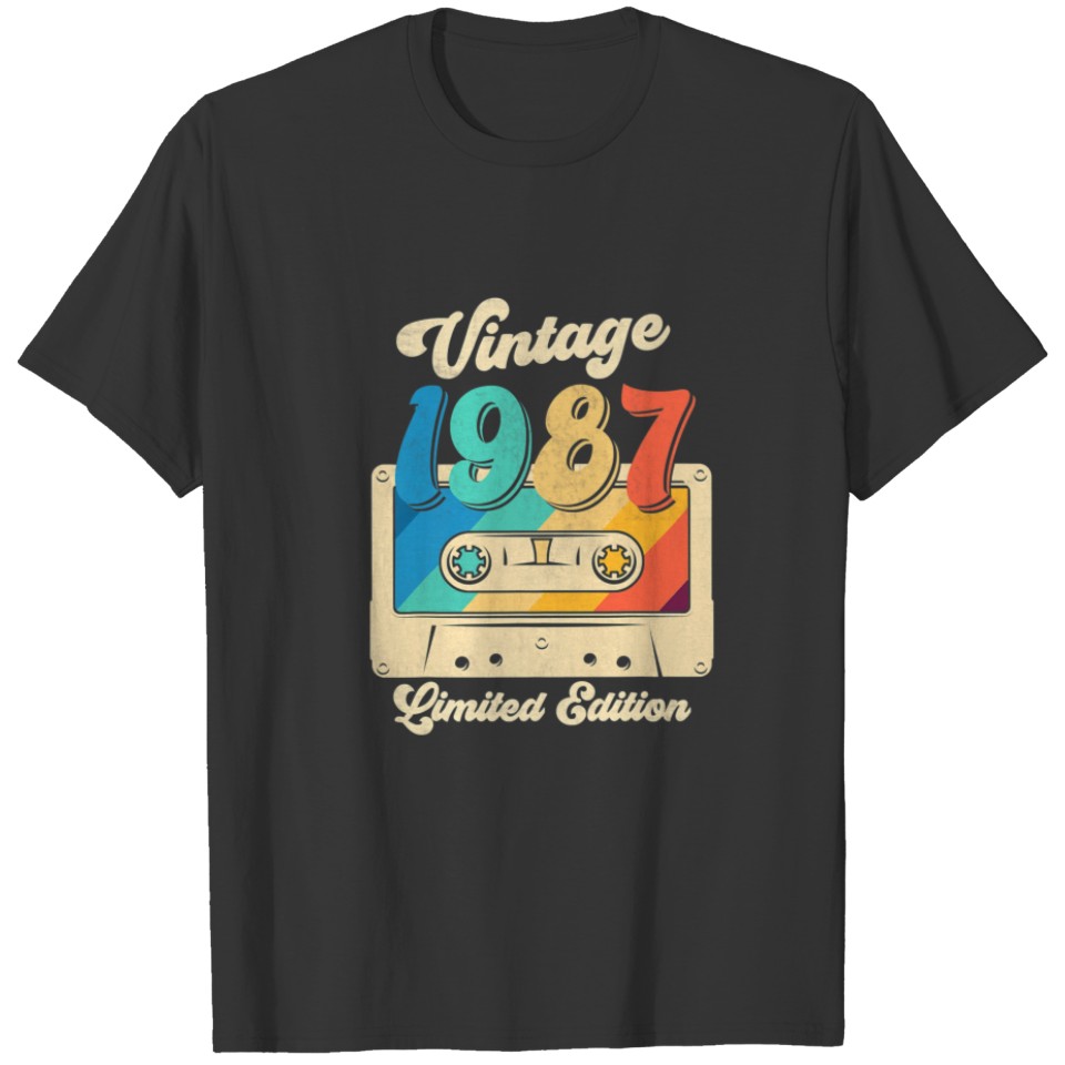 Cassette Tape 1987 35Th Limited Edition 35 Year Ol T-shirt