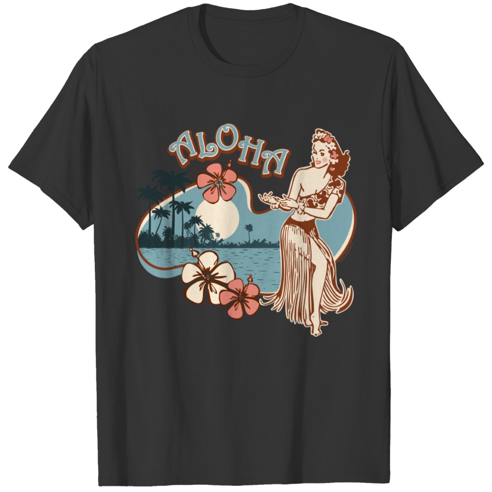 Aloha Hula Girl T-shirt