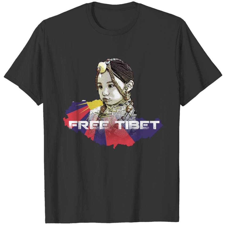 A little Tibetan girl(SAVE TIBET~! FREE TIBET!) T-shirt