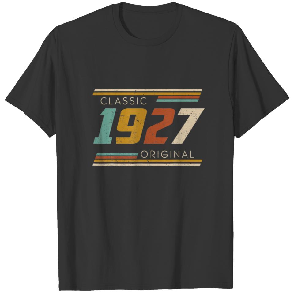 Vintage 1927 Made In 1927 95Th Birthday 95 Years O T-shirt