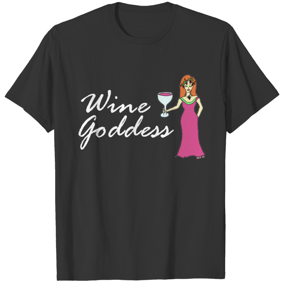 Wine Goddess Divinely Dark T-shirt