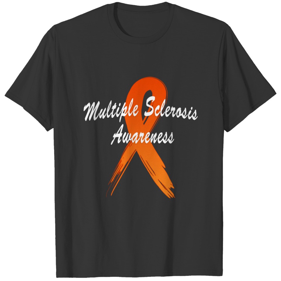 Multiple Sclerosis: Awareness Ribbon of Hope Polo T-shirt