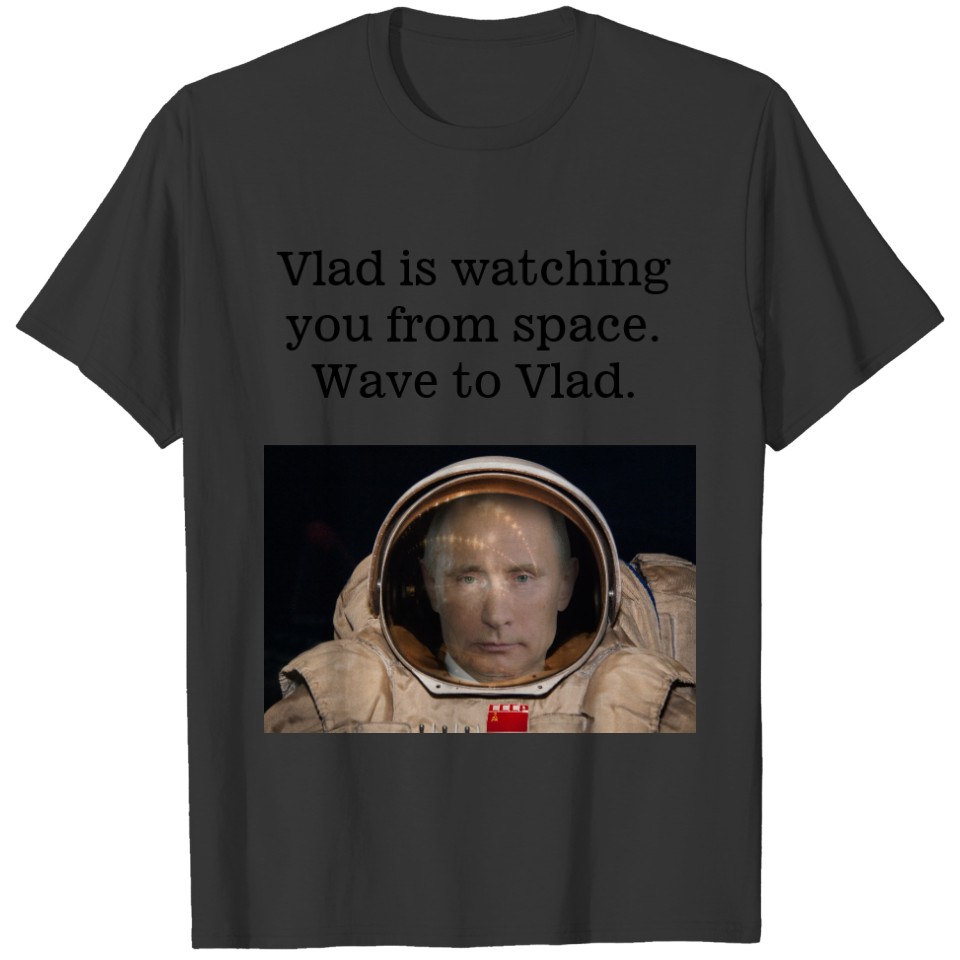 Vladimir Putin Sputnik USSR T-shirt