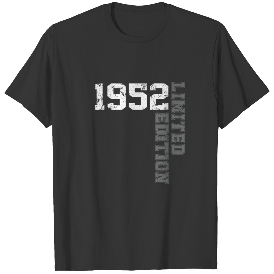 Vintage 1952 Limited Edition 70Th Year Old T-shirt