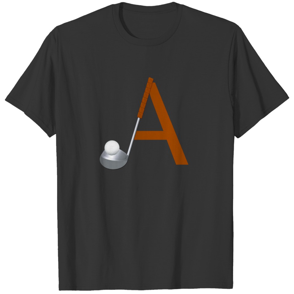 Initial A Golf - Men's Basic T-shirt