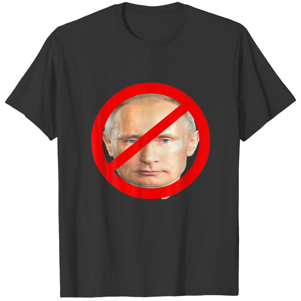 Anti Putin Russia Pro Ukraine, Support Free Ukrain T-shirt