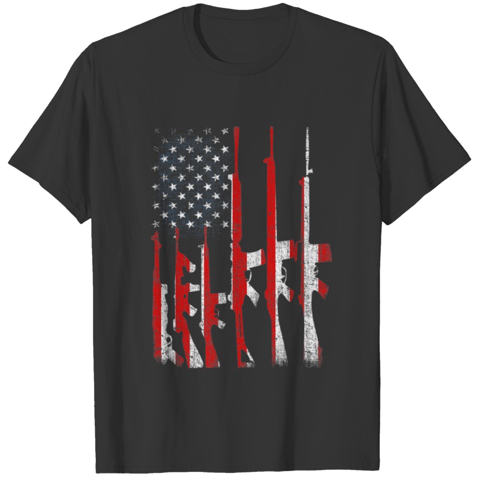 American Flag 4th Of July T-shirt