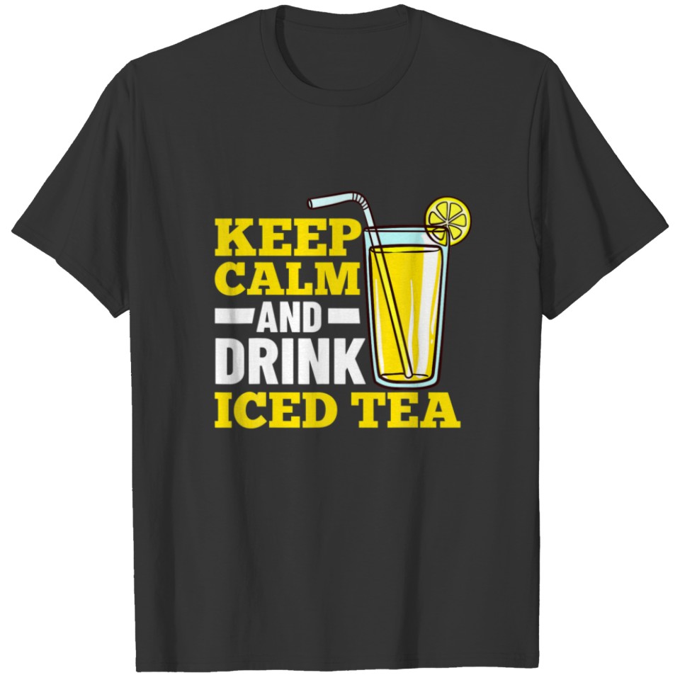 Iced Tea Maker Lemon Raspberry Peach Bottle Lemona T-shirt