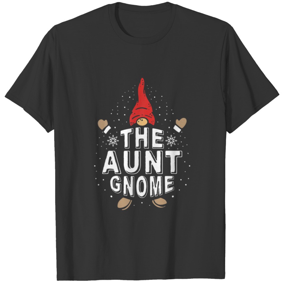 The Aunt Gnome Funny Matching Family Christmas Gro T-shirt