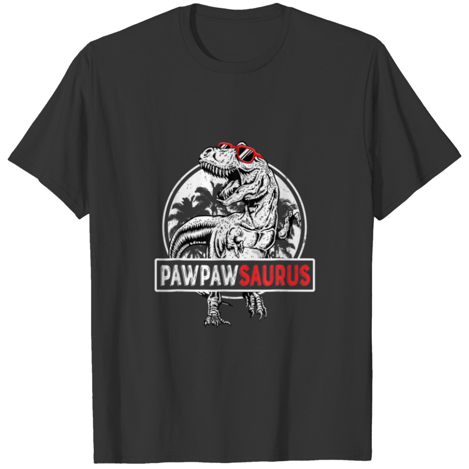 Mens Mens Pawpawsaurus T Rex Dinosaur Pawpaw Sauru T-shirt