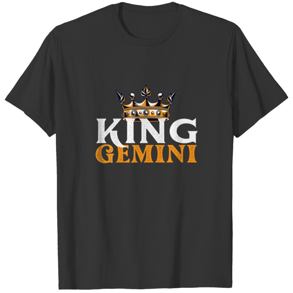 King Gemini - Astrologer Astrology Zodiac Sign Hor T-shirt