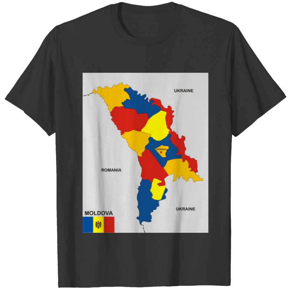 sri lanka country political map flag T-shirt