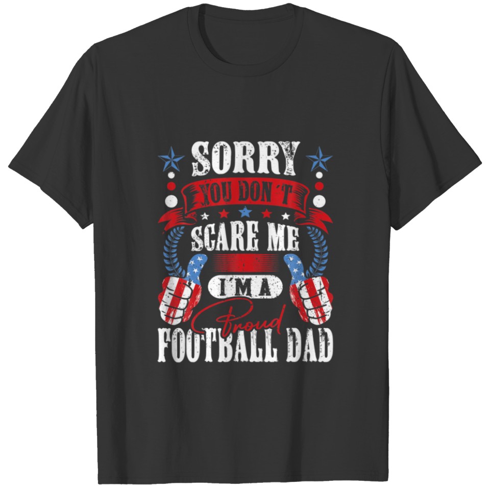 Mens You Don´T Scare Me American Flag Patriotic Fo T-shirt
