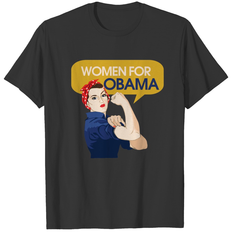 Women for Obama Retro T-shirt