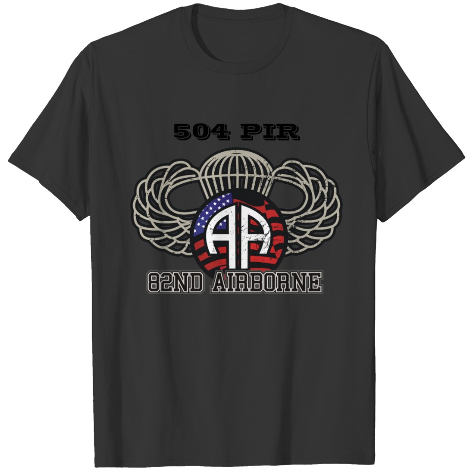 504th PIR 82nd Airborne Division T-shirt