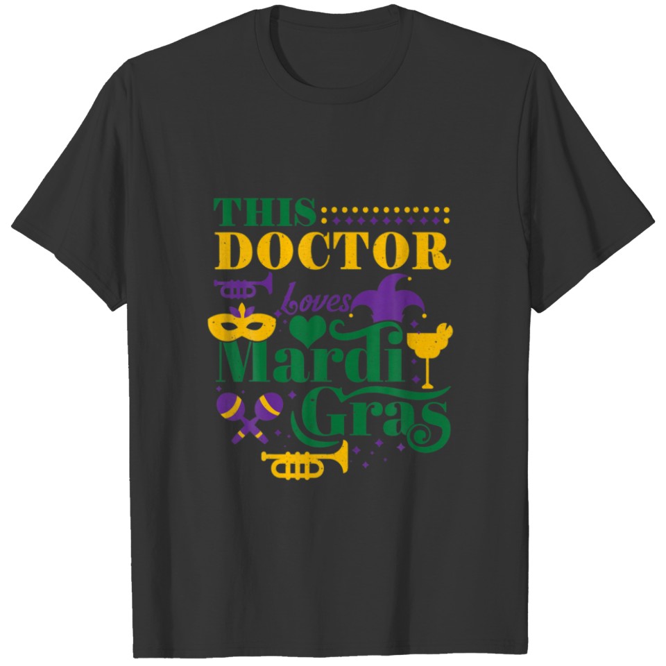 Hospital Doctor Mask Masquerade Parade 2022 Loves T-shirt