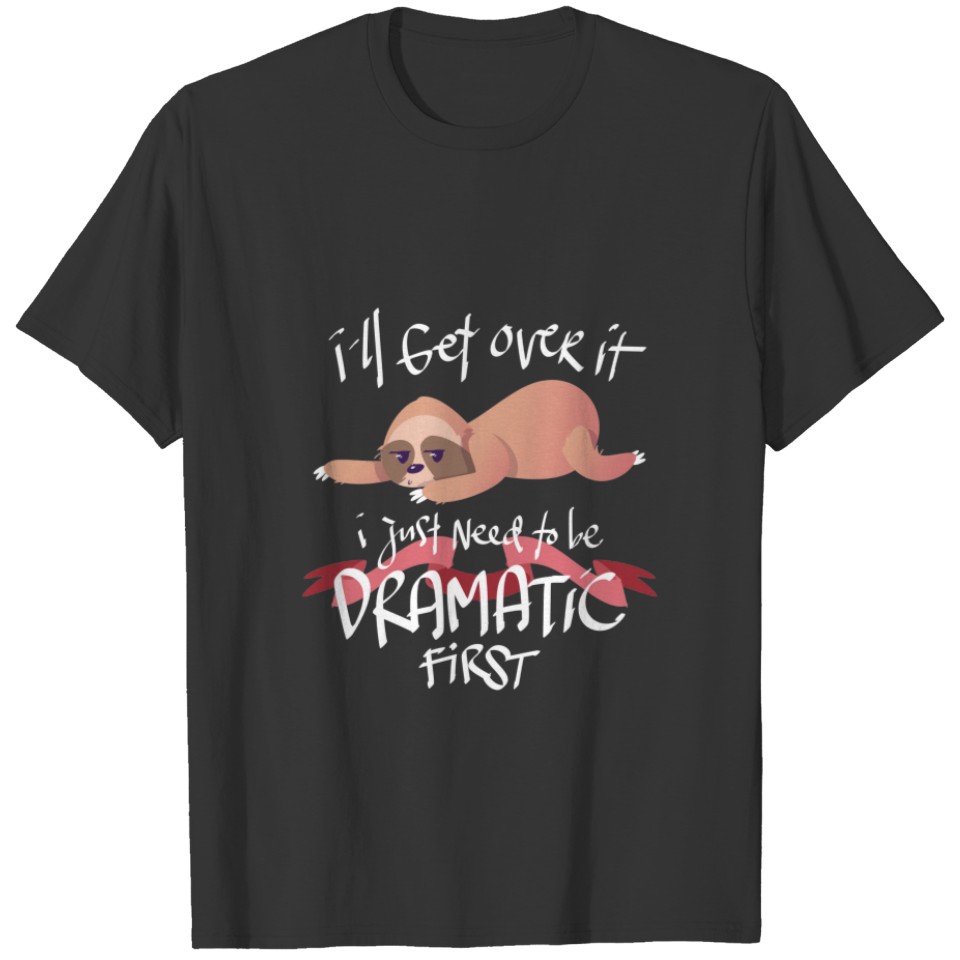 Cute Baby Clothing I'll Get Over It Sloth T-shirt