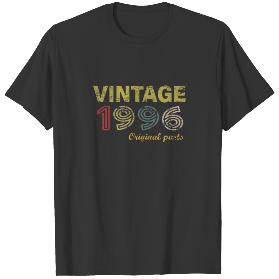 Vintage 1996 25 Year Old Bday 25Th Birthday Gift M T-shirt