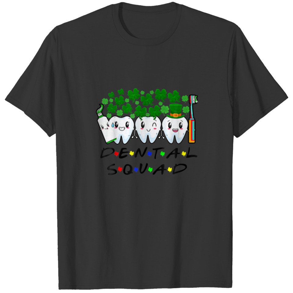 Irish Tooth Hat St Patricks Day Dentist Dental Hyg T-shirt