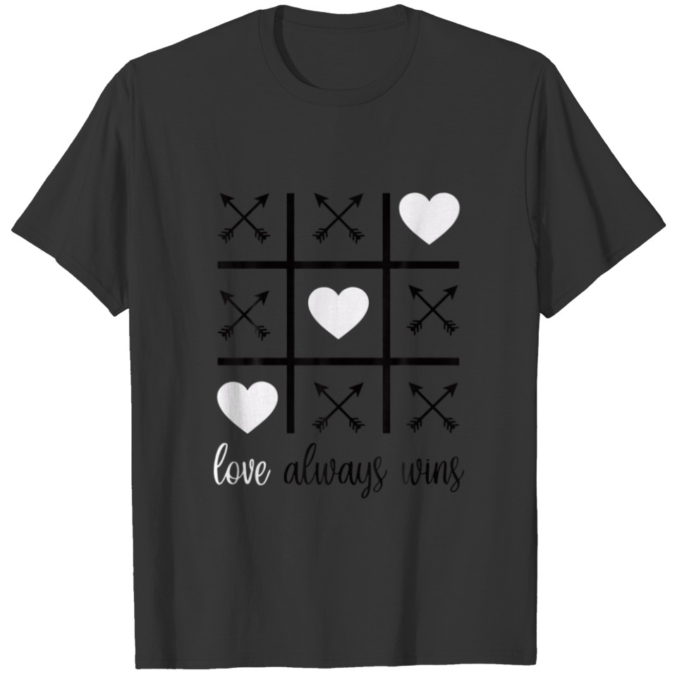 Love Always Valentines Day Wins Xoxo Valentine 202 T-shirt