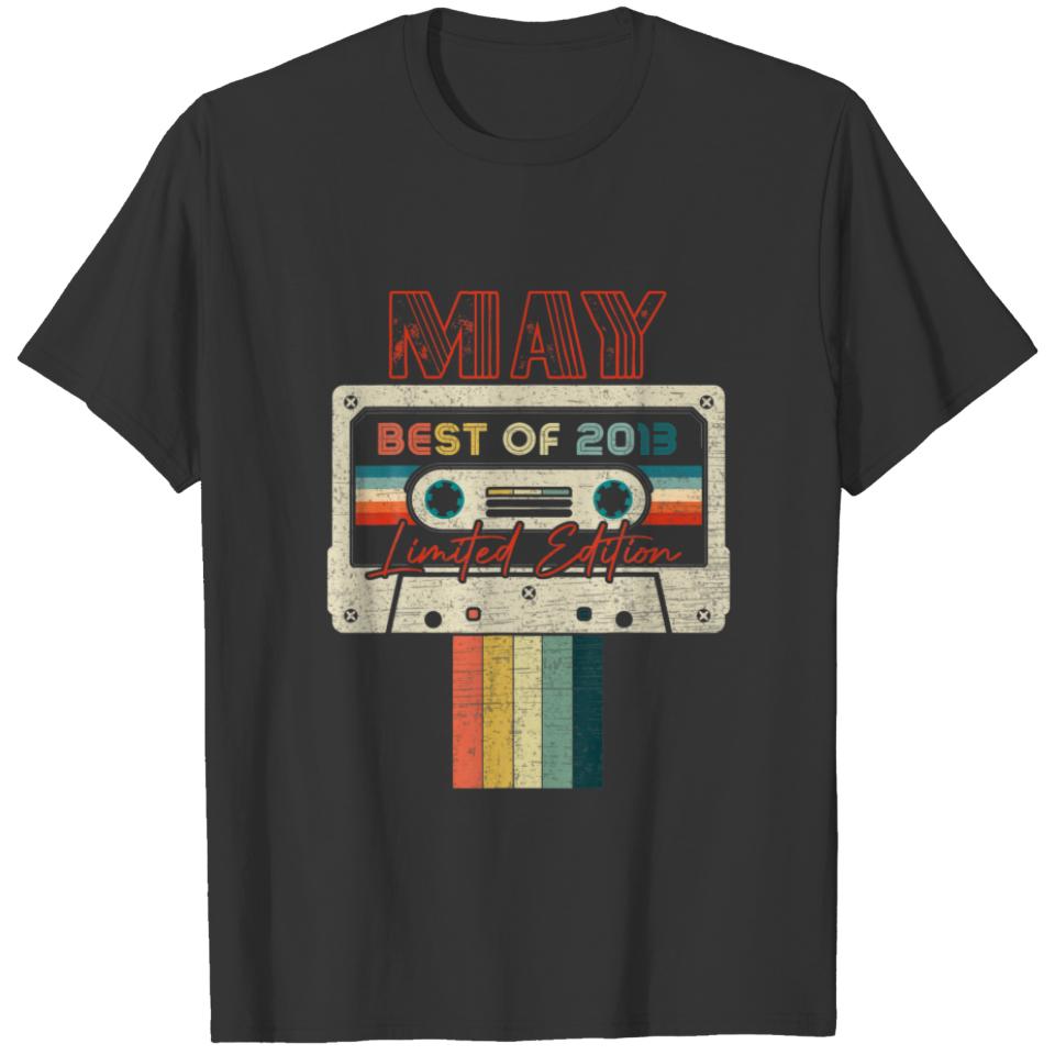 9Th Birthday Gift May Best Of 2013 Cassette Tape T-shirt