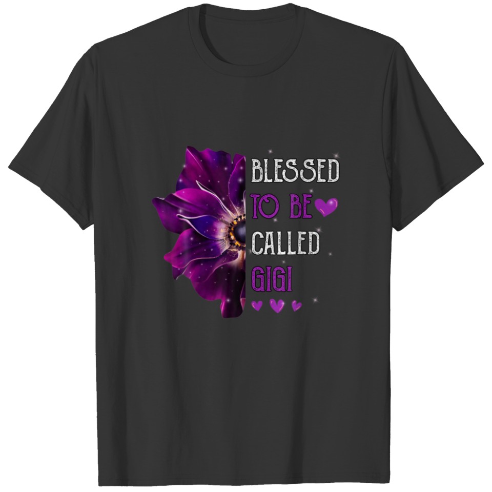 Women Blessed To Be Called Gigi Anemone Mother's D T-shirt
