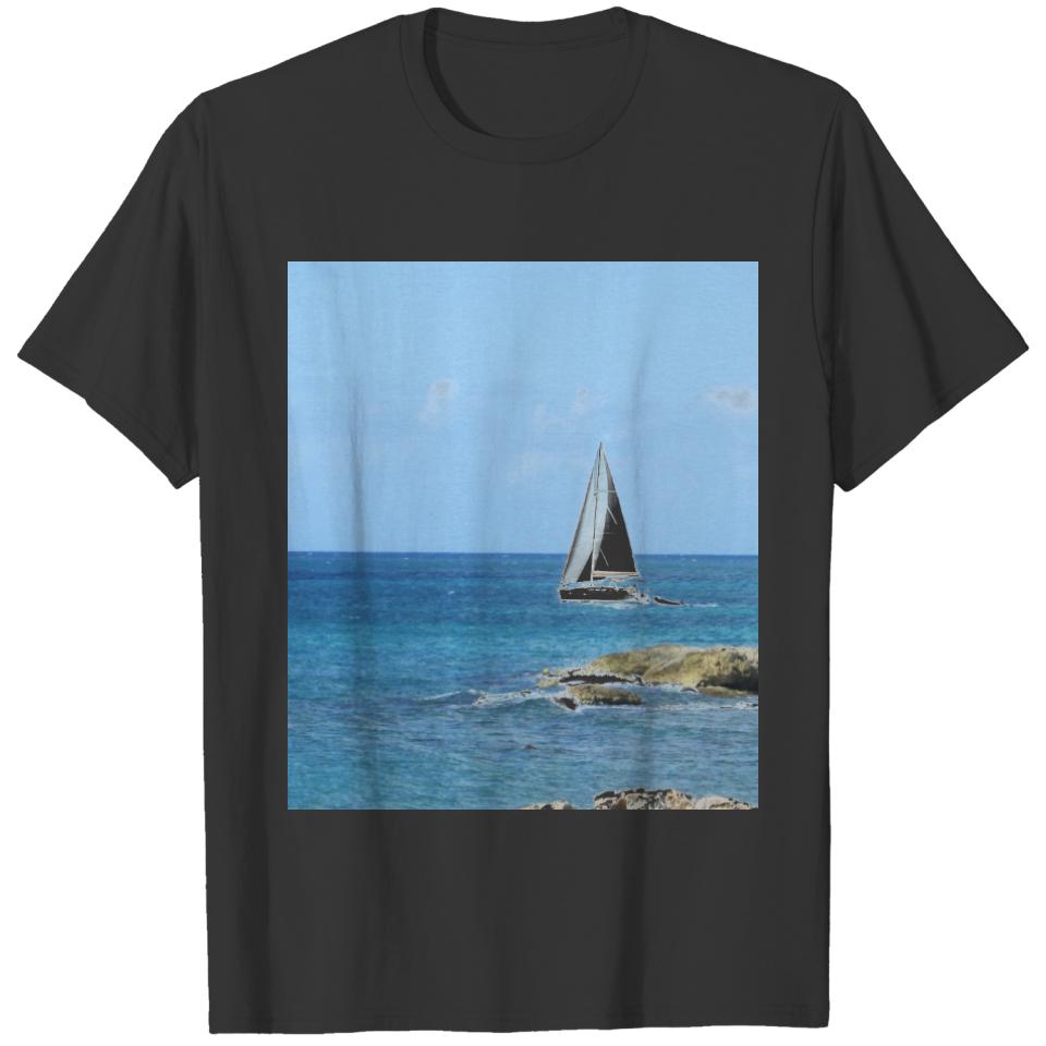 Sailboat in the Ocean T-shirt