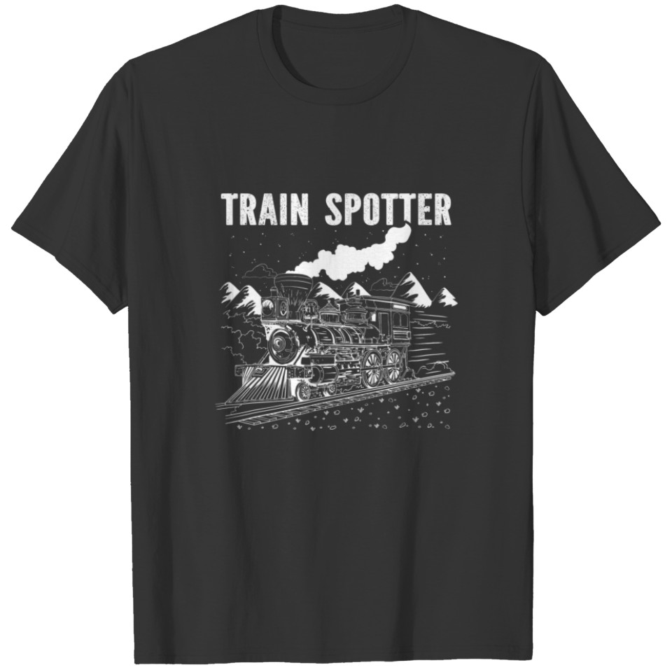 Train Spotter Model Railroad Train T-shirt