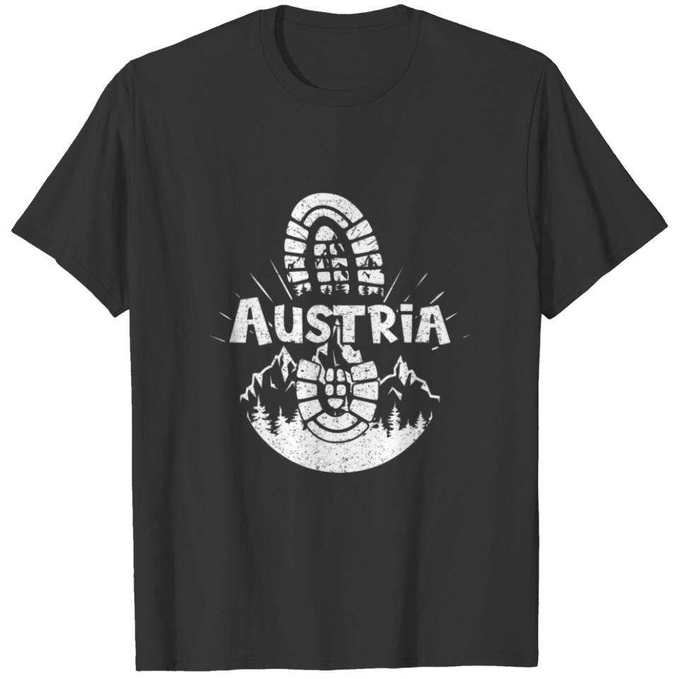 Hiking In Austria Vacation Hiker T-shirt