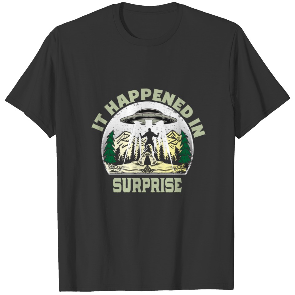 Alien UFO In surprise City Sweat T-shirt