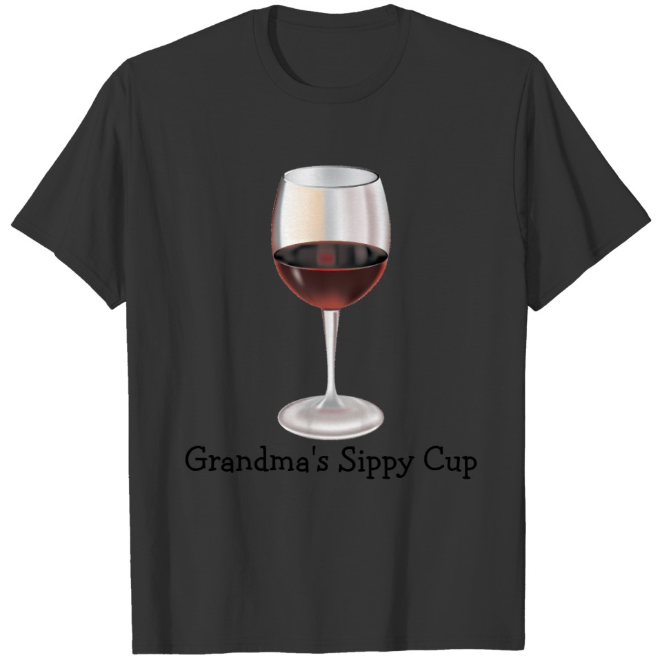 Grandma's Sippy Cup (customizable) T-shirt