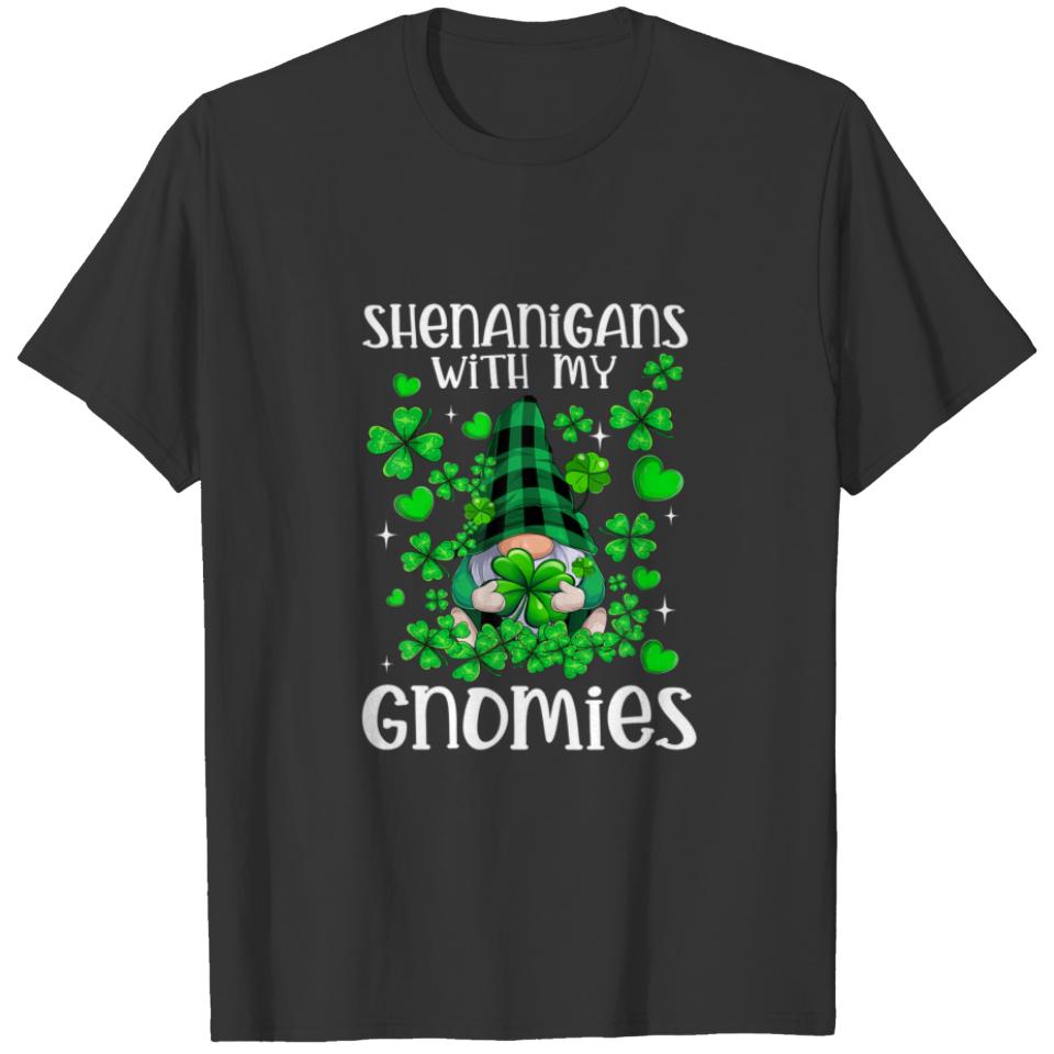 Shenanigans With My Gnomies St Patricks Day Gnomes T-shirt