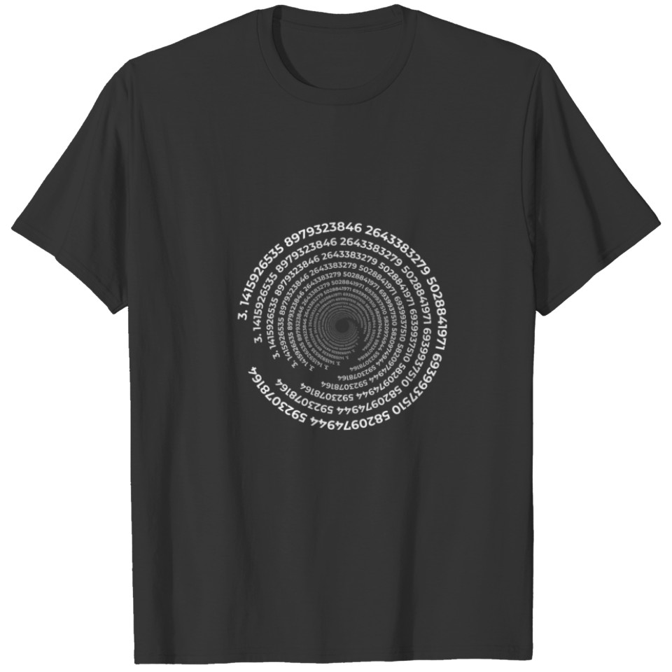 3.14 Funny Math Teacher Shell Spiral Design Nation T-shirt