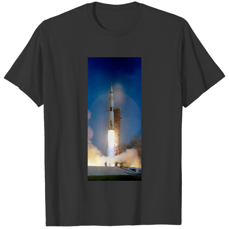 Vintage Saturn V Apollo 11 Launch T-shirt