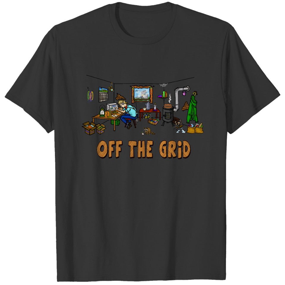 Off The Grid Ham Radio Operator T-shirt