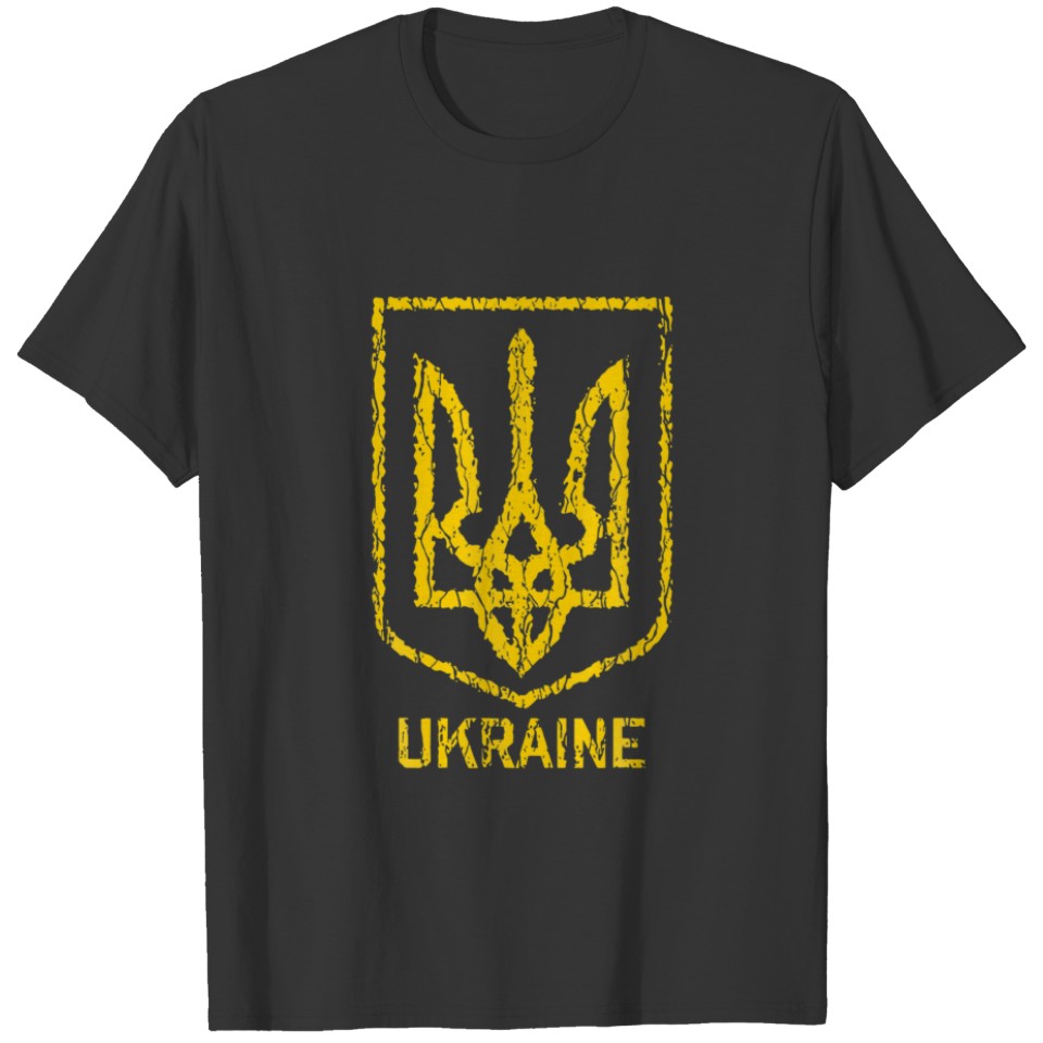 Ukraine Coat Of Arms I Stand With Ukraine T-shirt