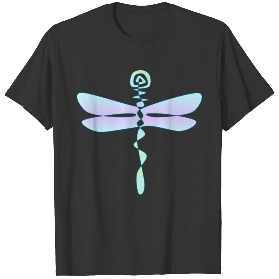 Perpetual Art Colorful Dragonfly T-shirt