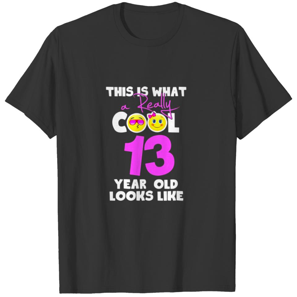 Emojicon birthday teenager gifts for 13 year old T-shirt