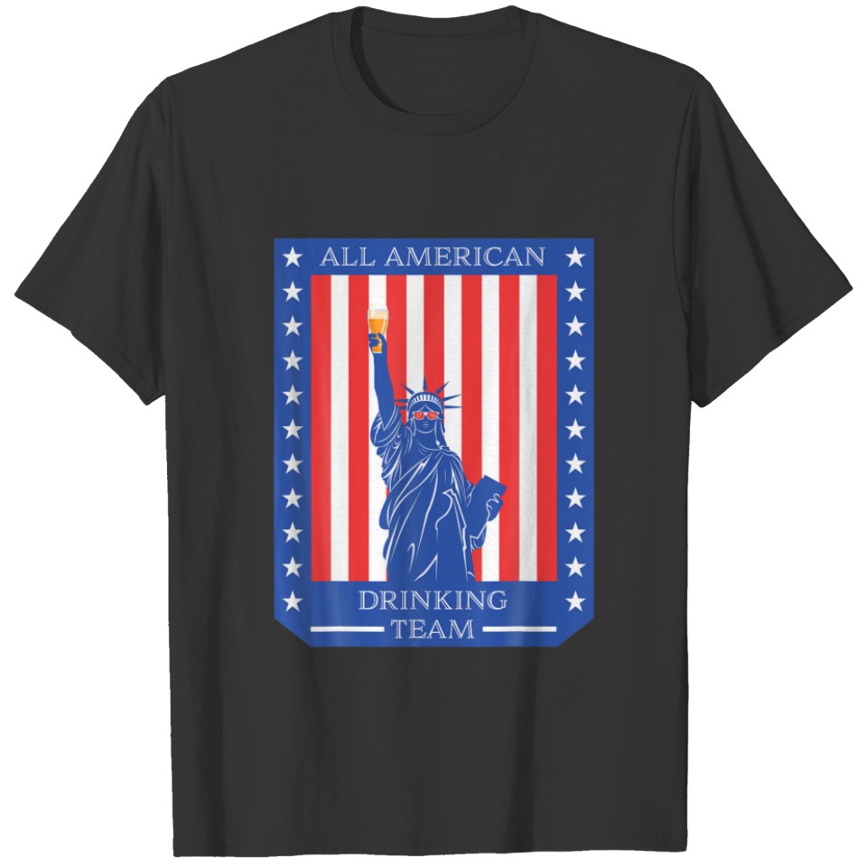 All American Drinking Team T-shirt