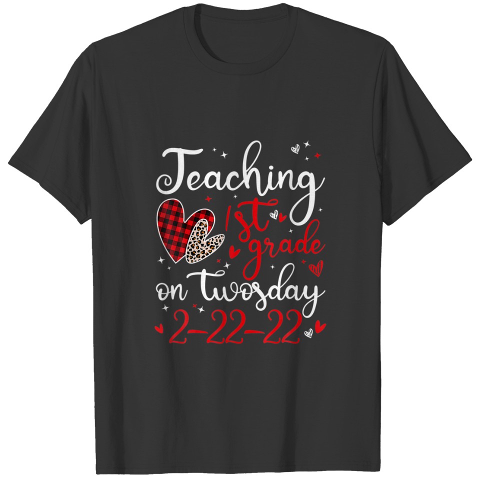 2/22/2022 Teaching 1St Grade On Twosday Teacher Va T-shirt