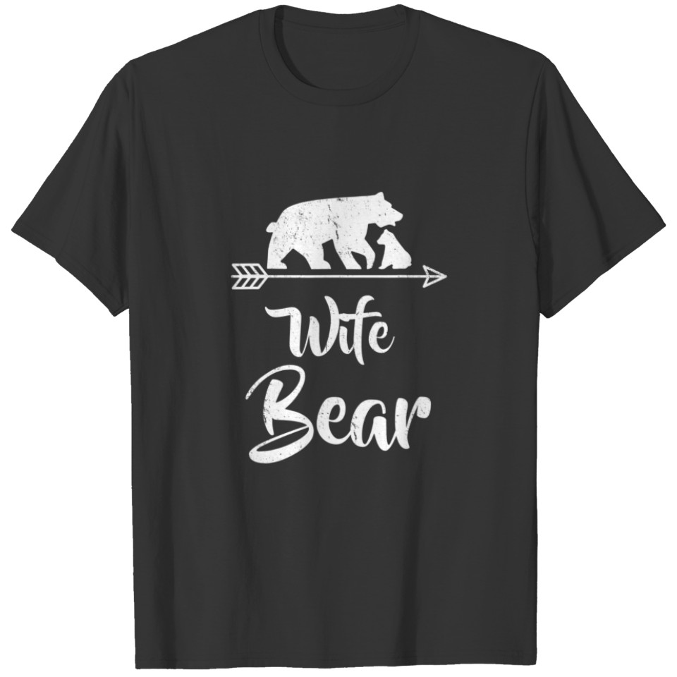 Wife Bear Matching Family Christmas Costume T-shirt