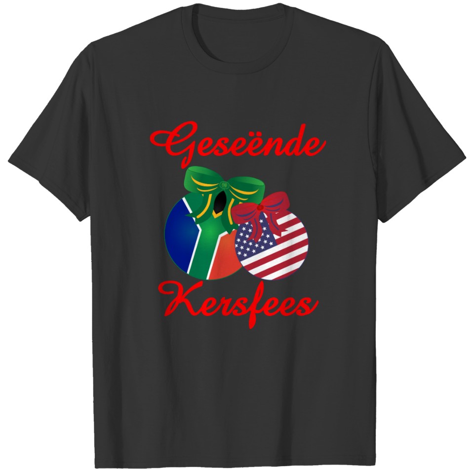 Ladies Afrikaans "Kersfees" Christmas T-shirt