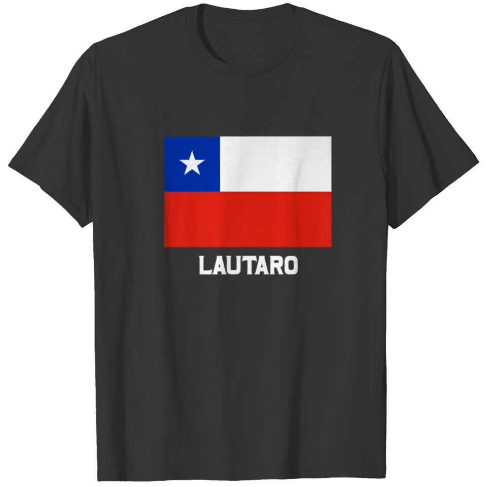 Lautaro Republica Chile Flag Emblem Escudo Bandera T-shirt