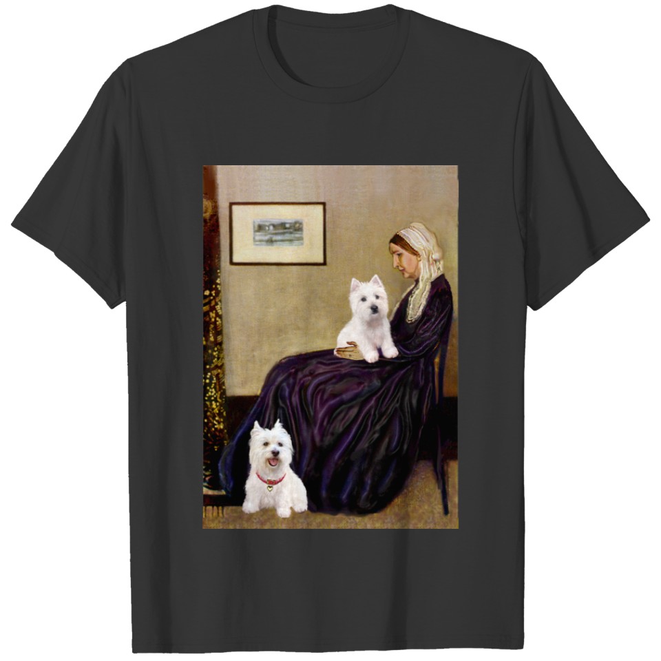 Whistlers Mom - Westies 3 and 11 Sweat T-shirt