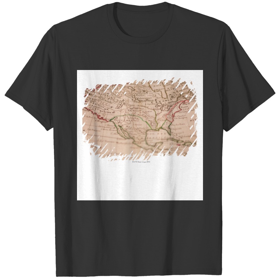 Antique World Map T-shirt