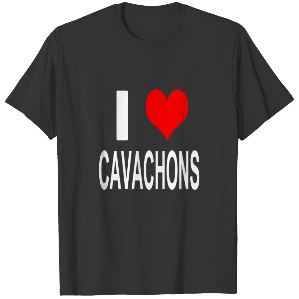 I Love Cavachons Ts T-shirt